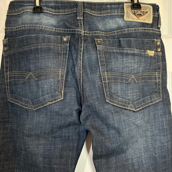 Buffalo David Bitton Blue Relaxed Jeans 34X32. 99% Cotton Men’s - Picture 4 of 15